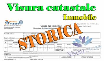 Visura Storica Catastale immobile